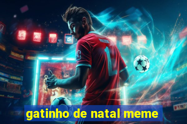 gatinho de natal meme